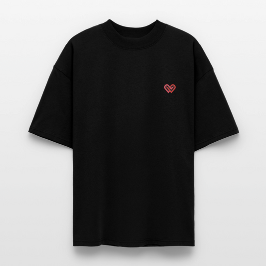 Cycle Ease Oversized T-Shirt - Midnight Haven - black