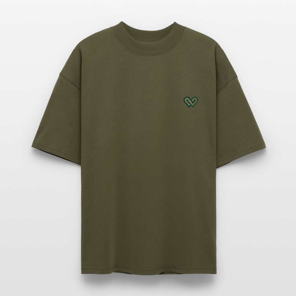 Cycle Nest Oversized T-Shirt - Earthy Sage - khaki