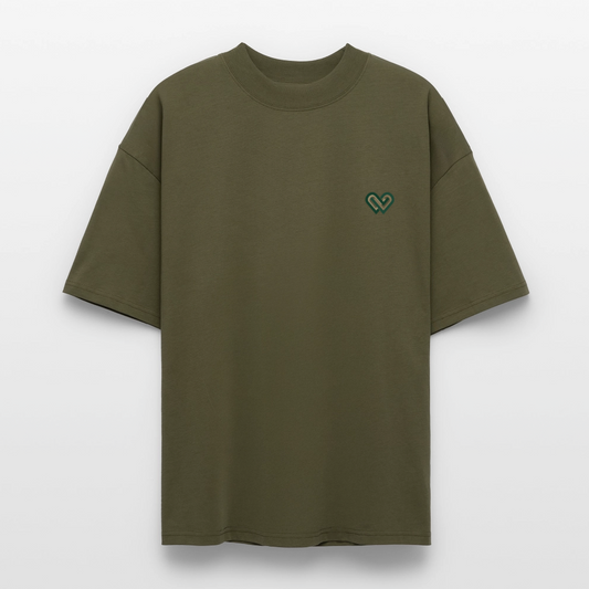 Cycle Nest Oversized T-Shirt - Earthy Sage - khaki