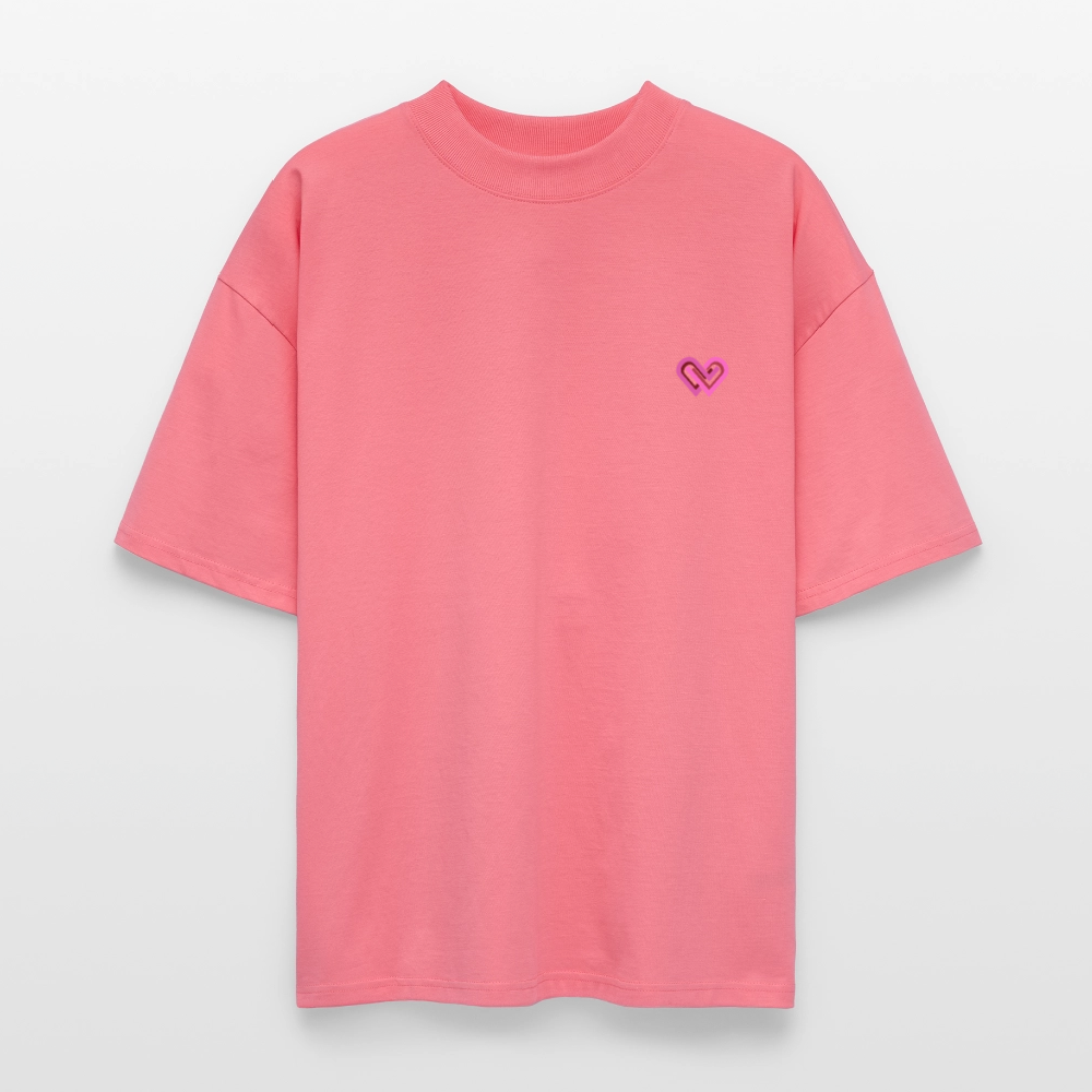 Cycle Ease Oversized T-Shirt - Rose Dawn - pink joy 